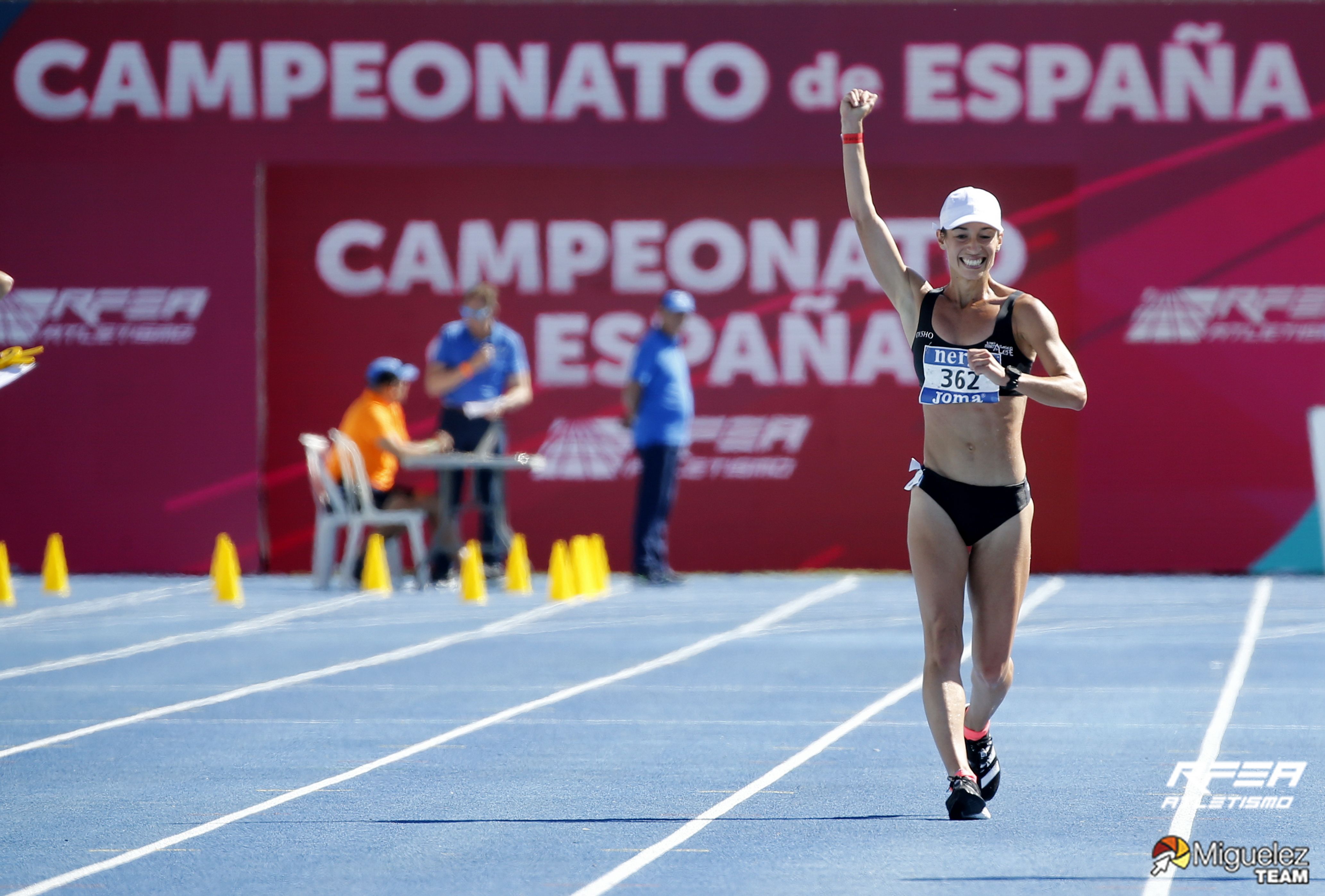 Laura García Caro, campeona de España de 10000m marcha