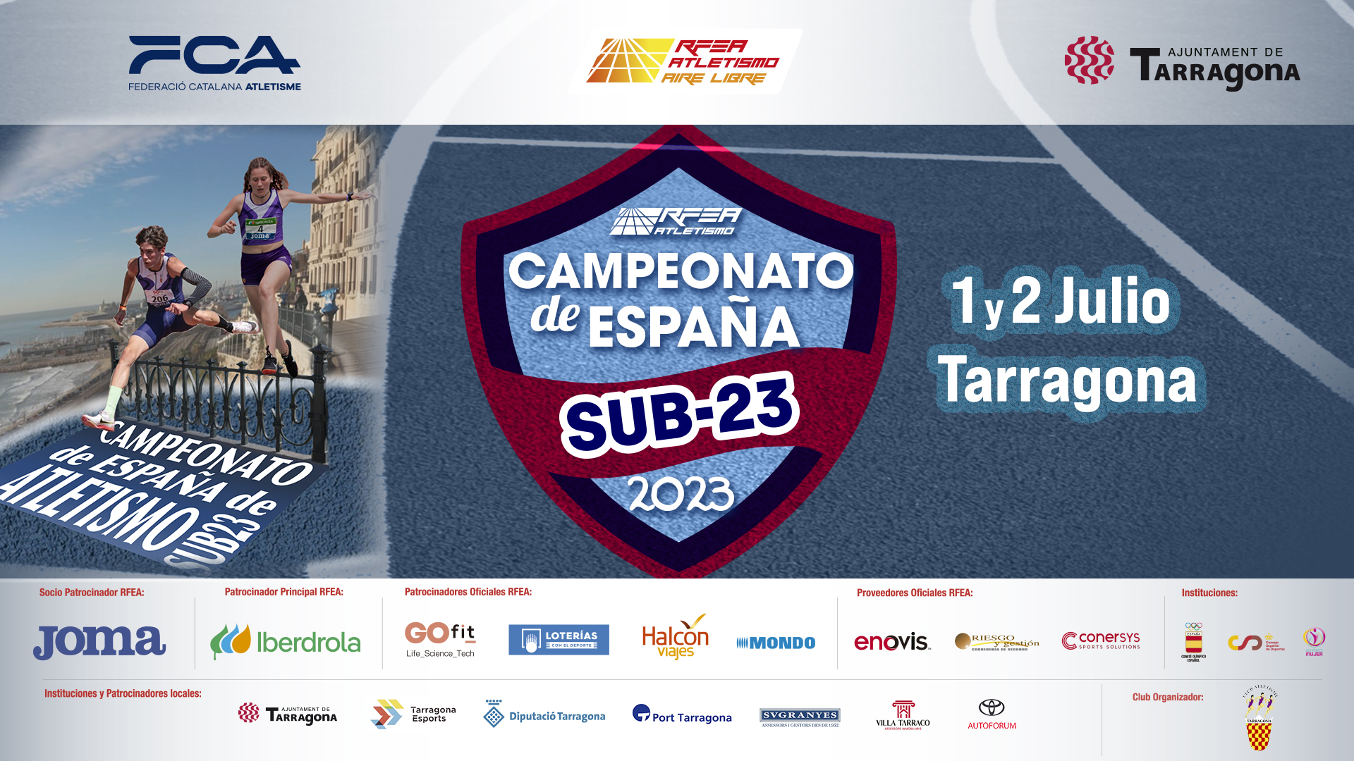 cartel Sub23 Al Tarragona 2023
