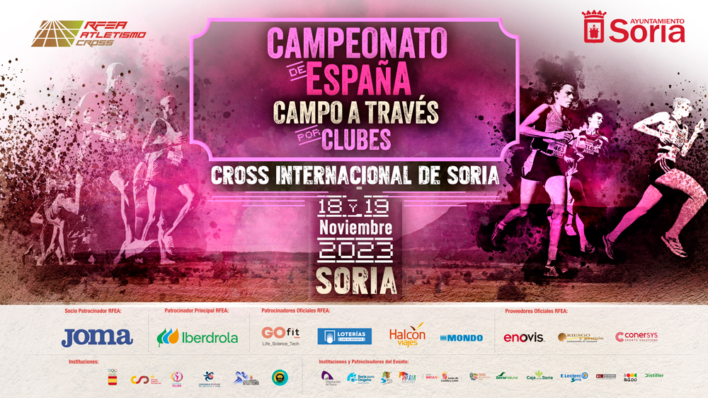 cartel Cto. ESP cross clubes Soria