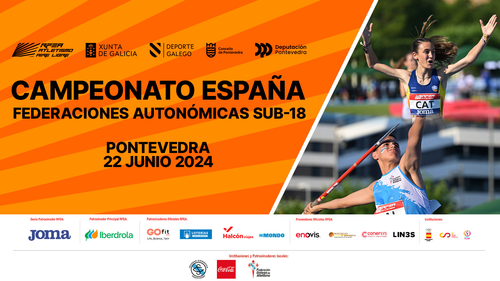 cartel Cto. ESP FFAA sub18 Pontevedra