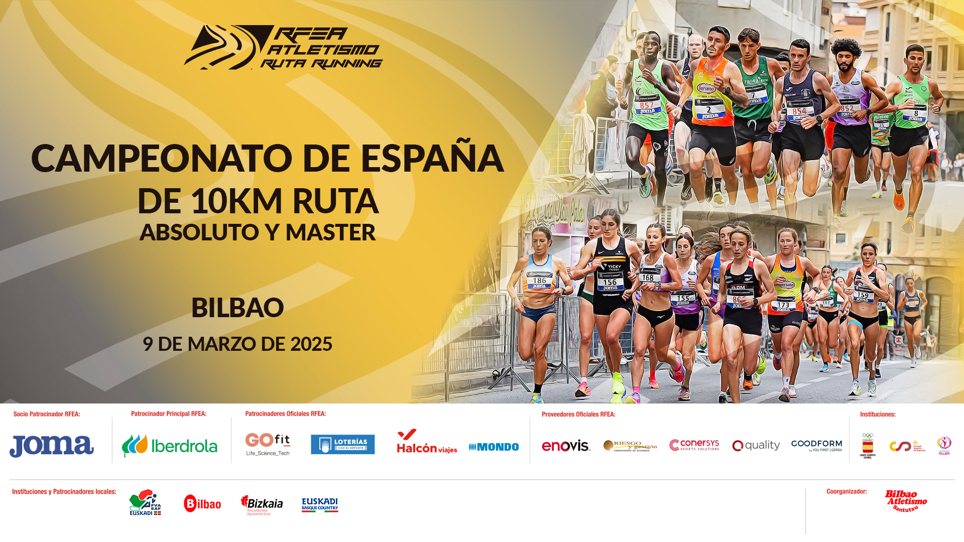 cartel cto. ESP 10km Bilbao