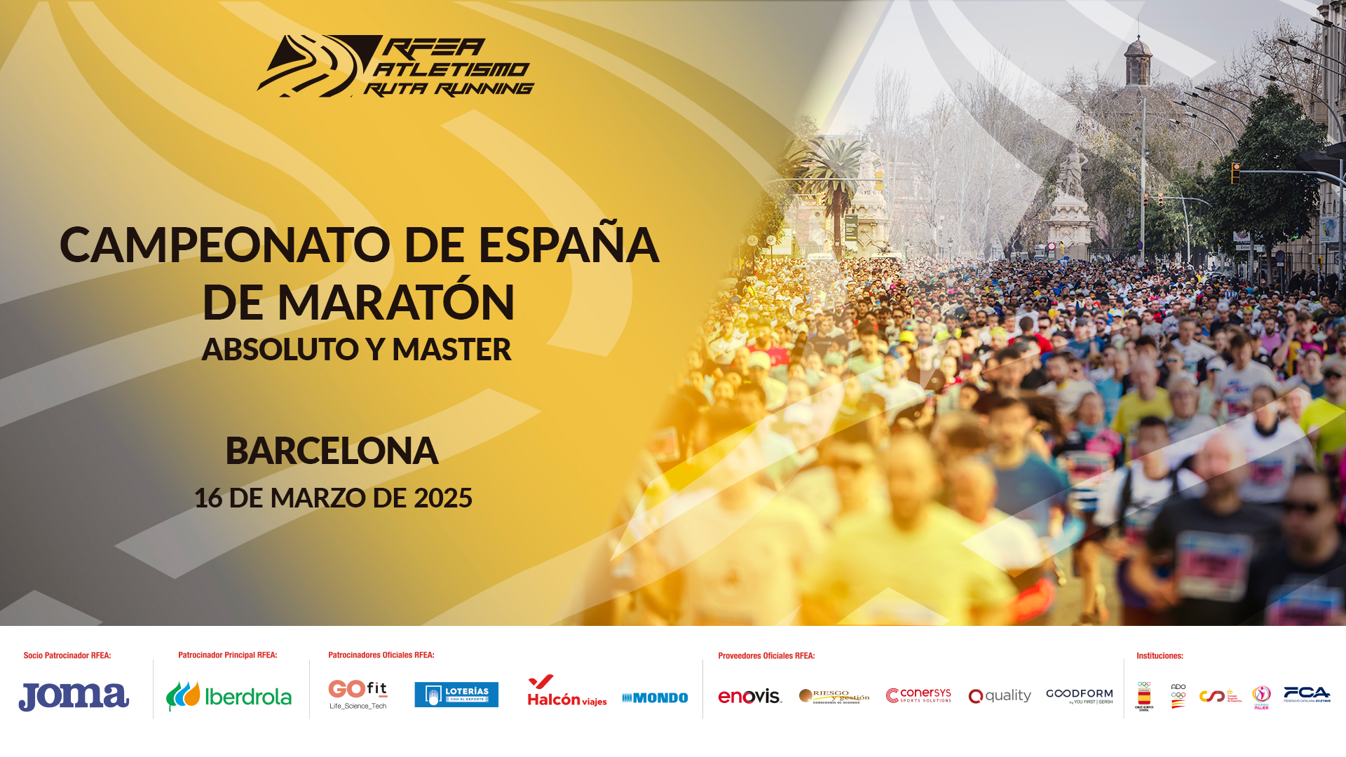 cartel Cto ESP maraton Barcelona