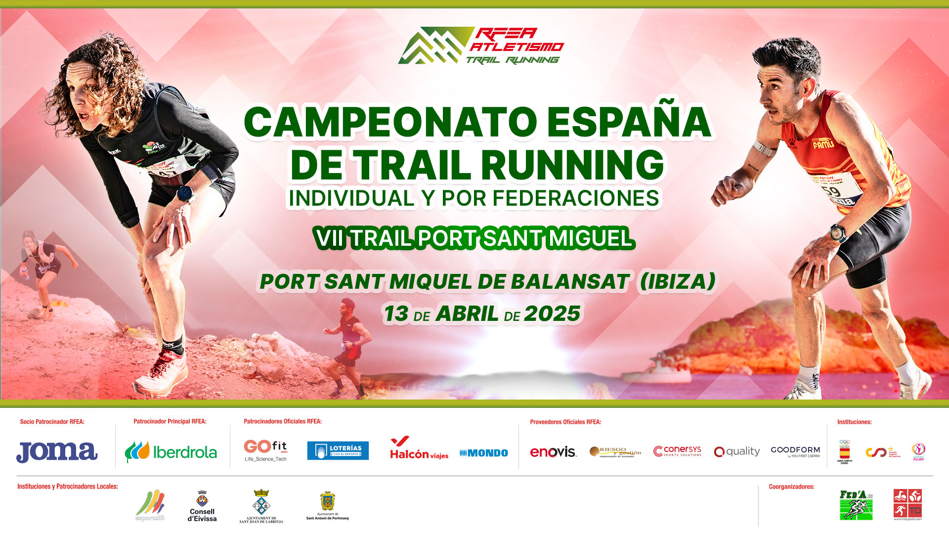 cartel Cto. ESP Trail running Ibiza 2025