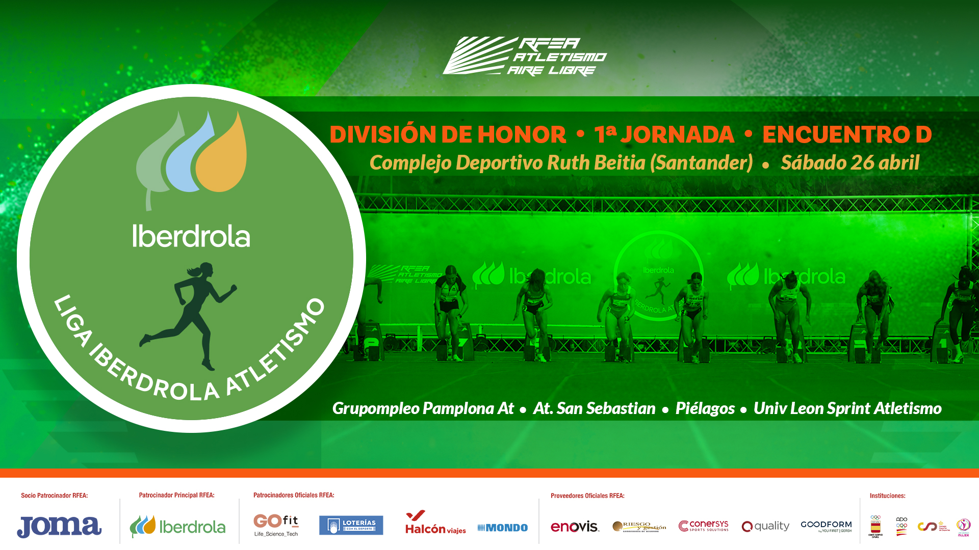cartel Clubes DH J1 Iberdrola Santander