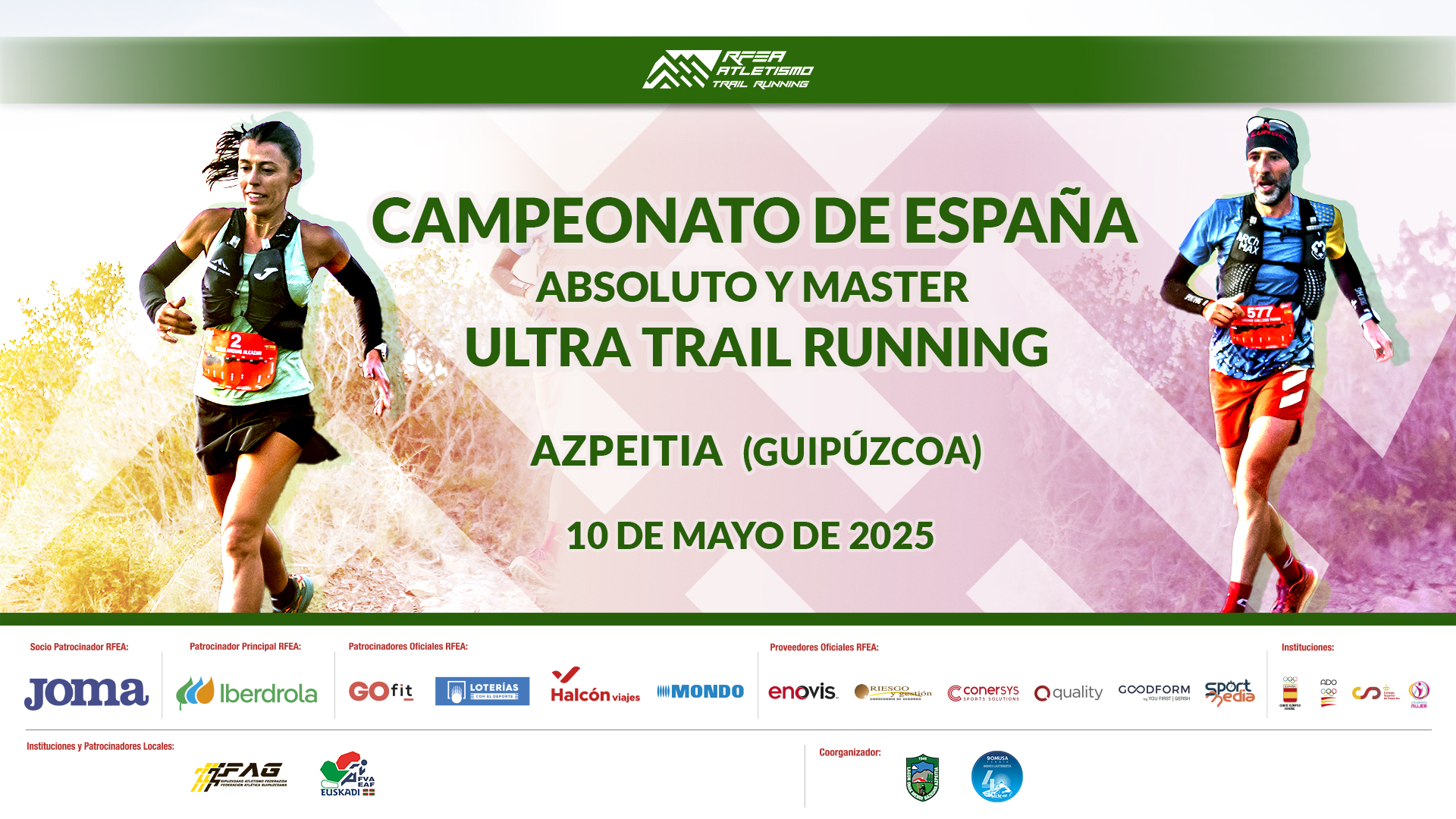cartel Cto. ESP Ultra trail running - Azpeitia