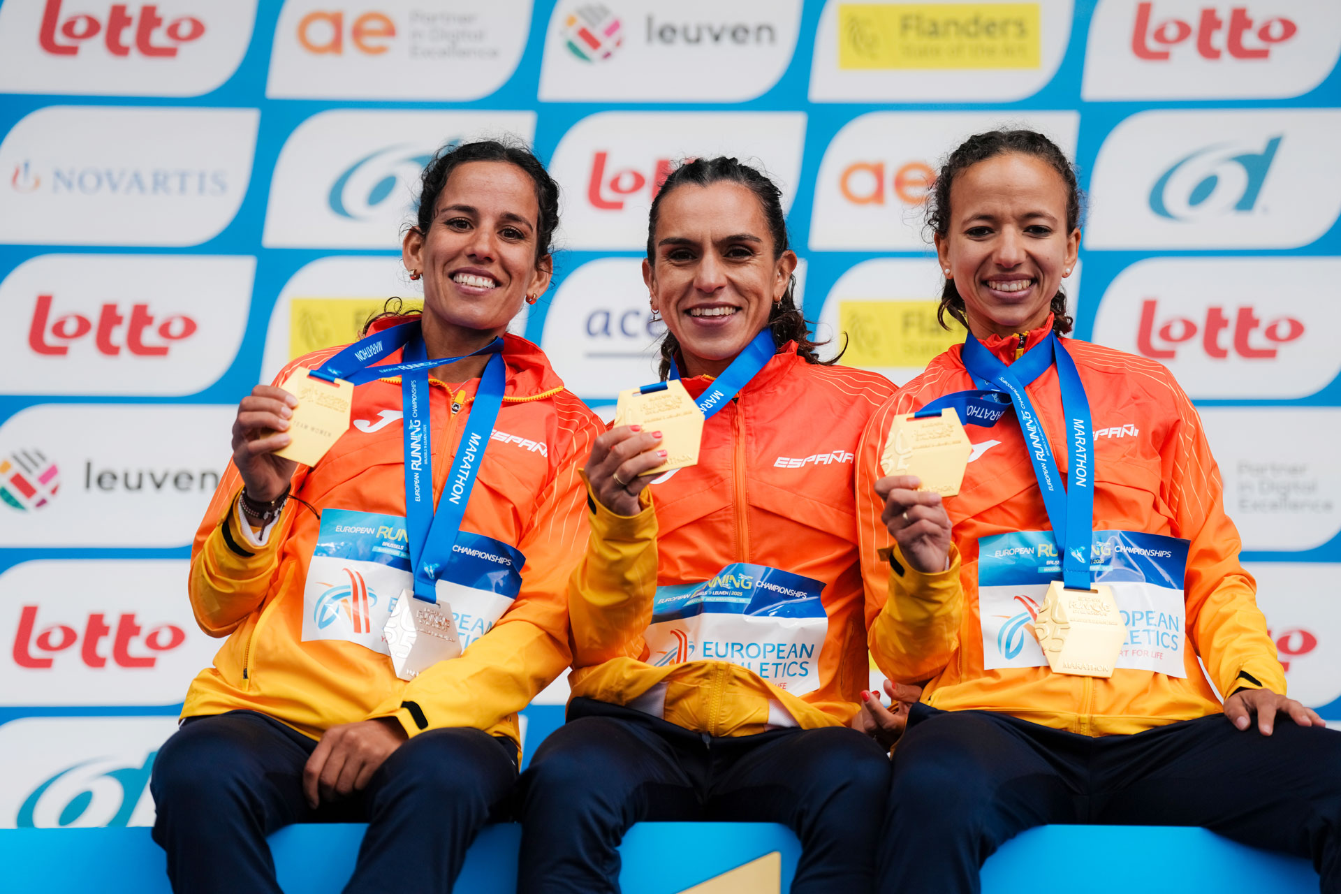 España maraton mujeres Oro Bruselas