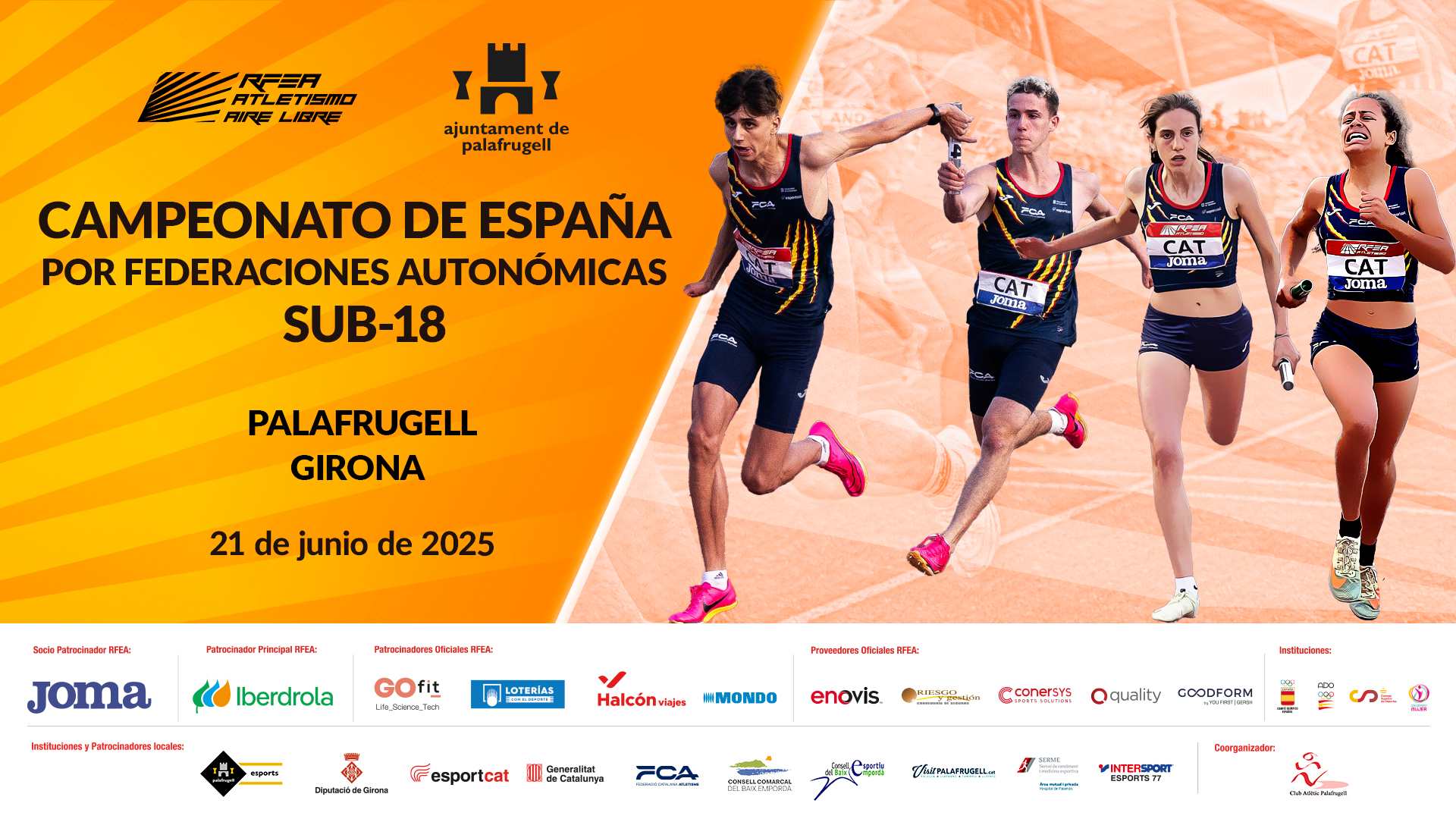 cartel Cto. ESP FFAA sub18 palafrugell 2025