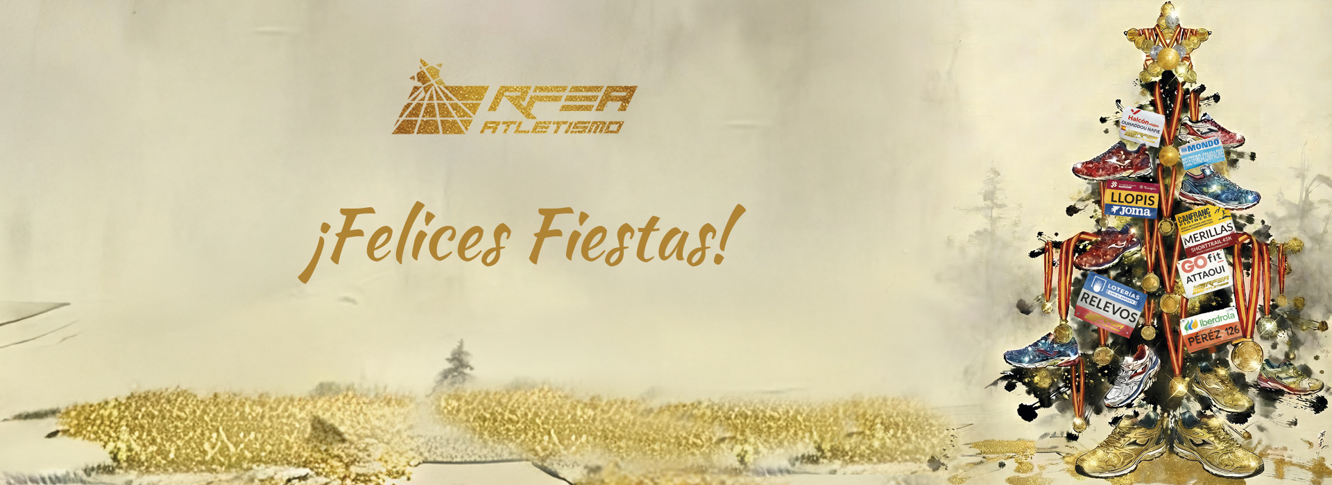 cabecera Felices Fiestas Navidad 2025 RFEA