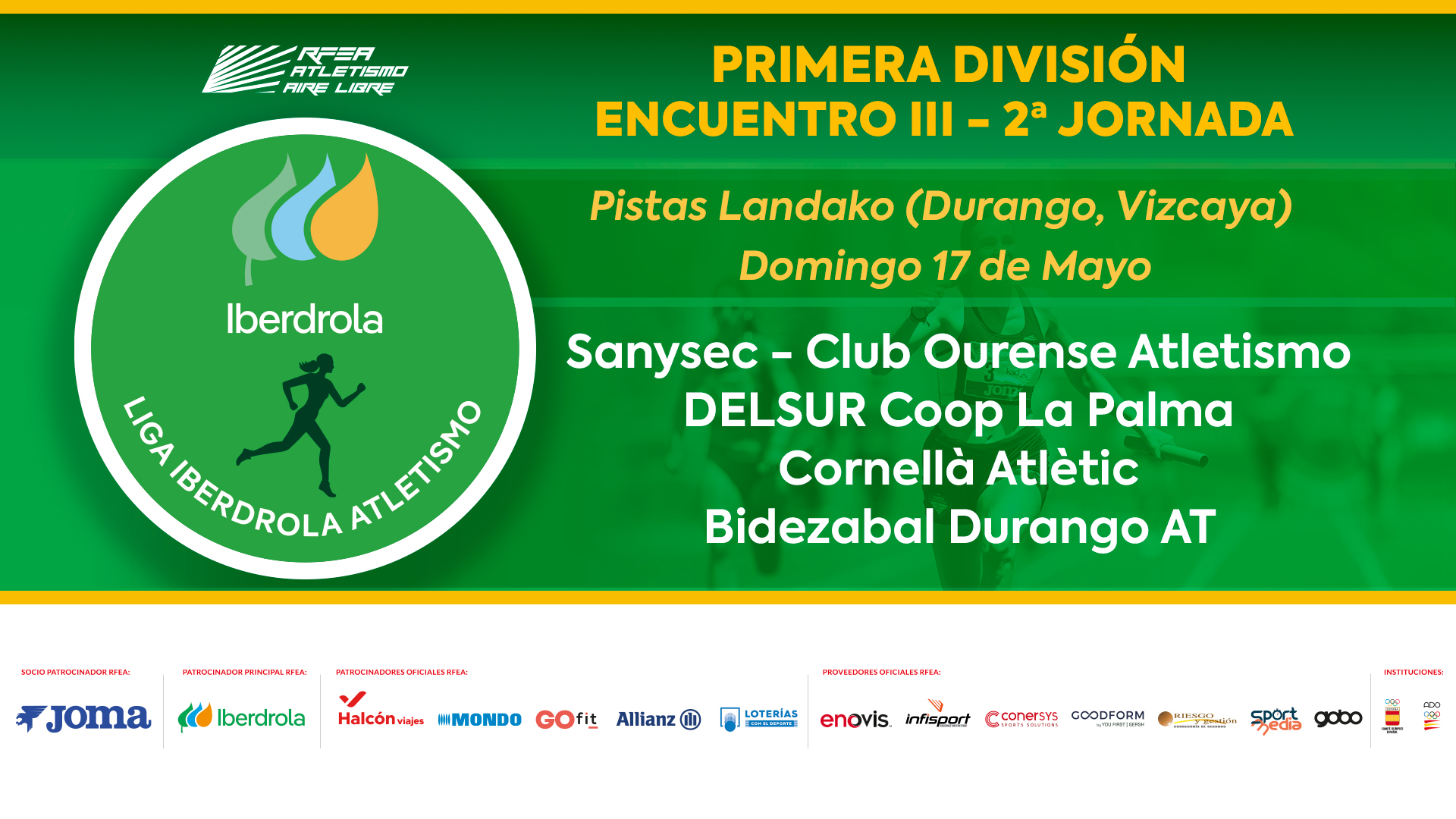 cartel J2 1D Iberdrola Durango III