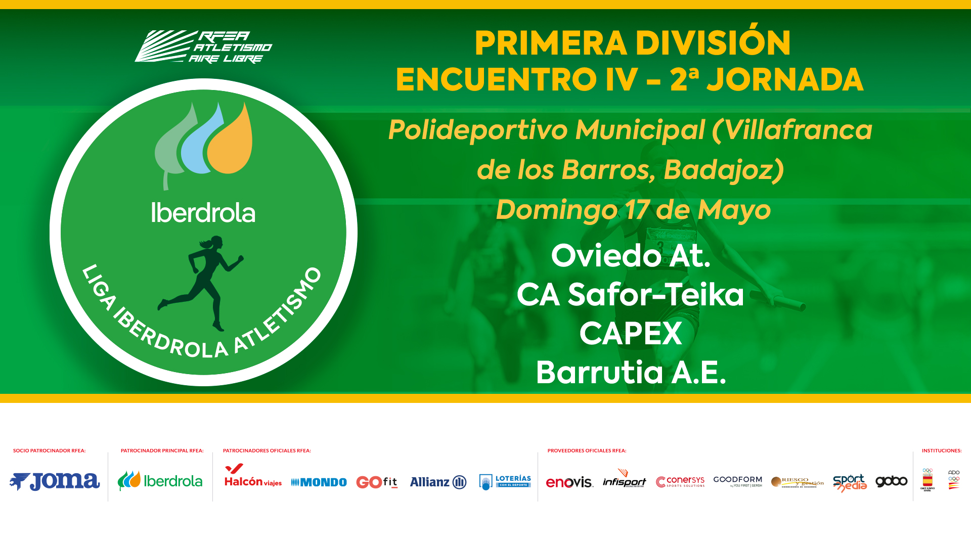 cartel J2 1D Iberdrola Villafranca de los Barros IV
