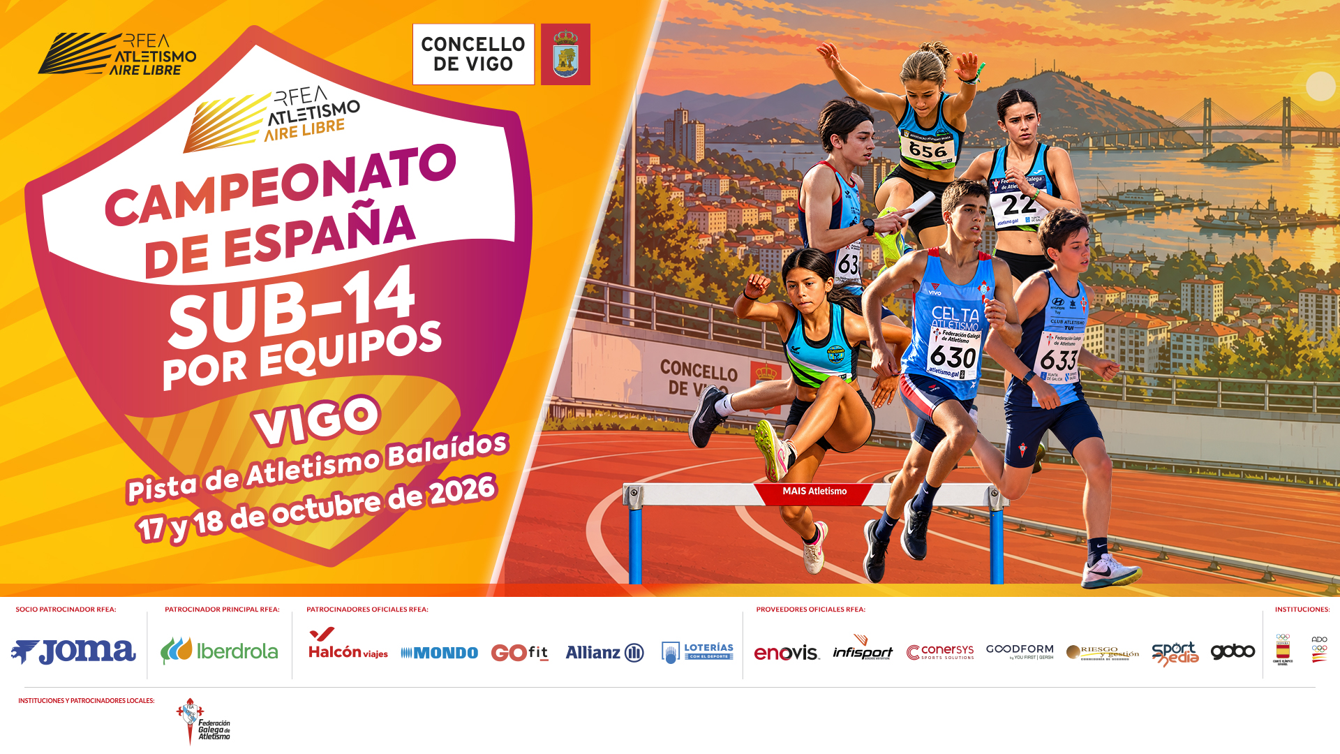 cartel Cto. ESP Sub14 Equipos Vigo
