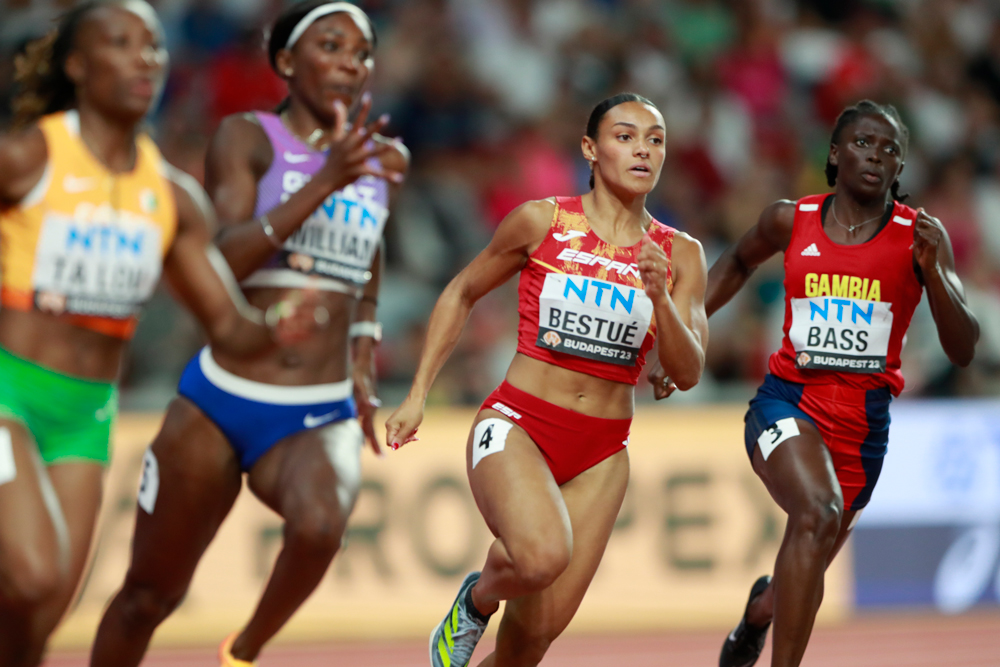 Jaël Bestué, histórica en 200m