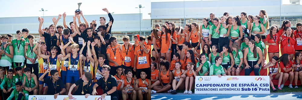 CESA sub16 de 2022 - Podios