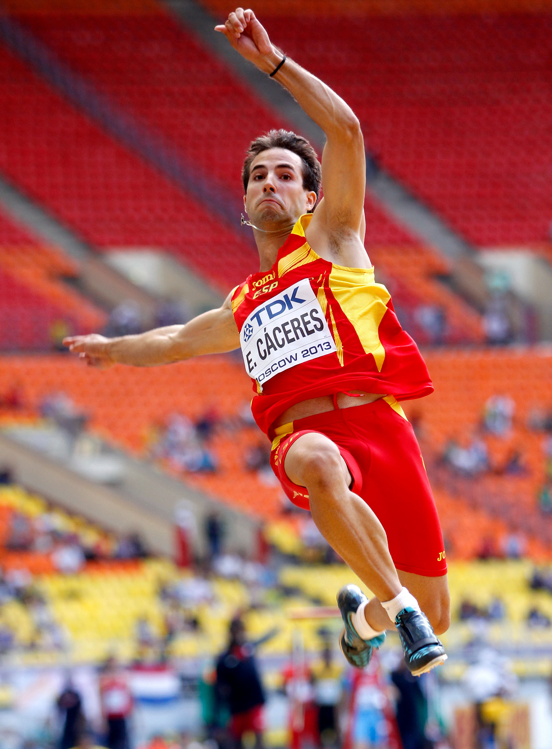 Eusebio Cáceres en Moscú 2013