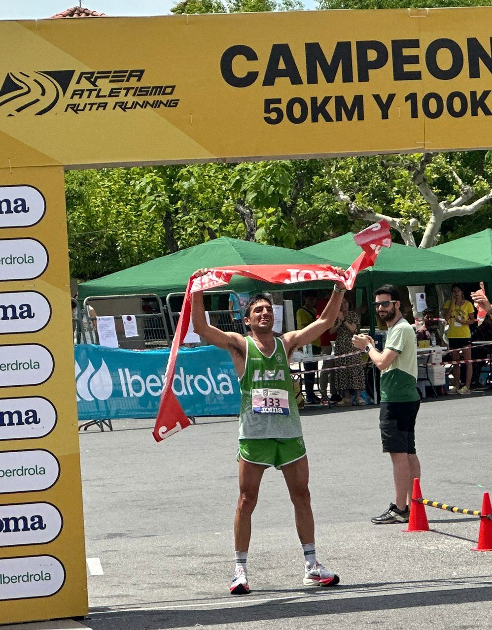 Alberto Bravo en 100 km