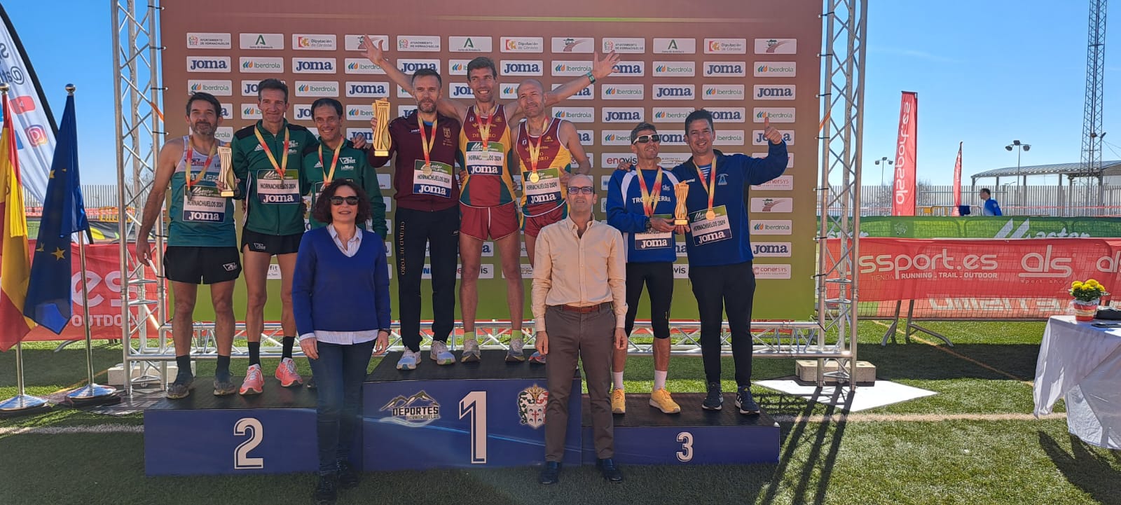 Hornachuelos Podio M50 equipos