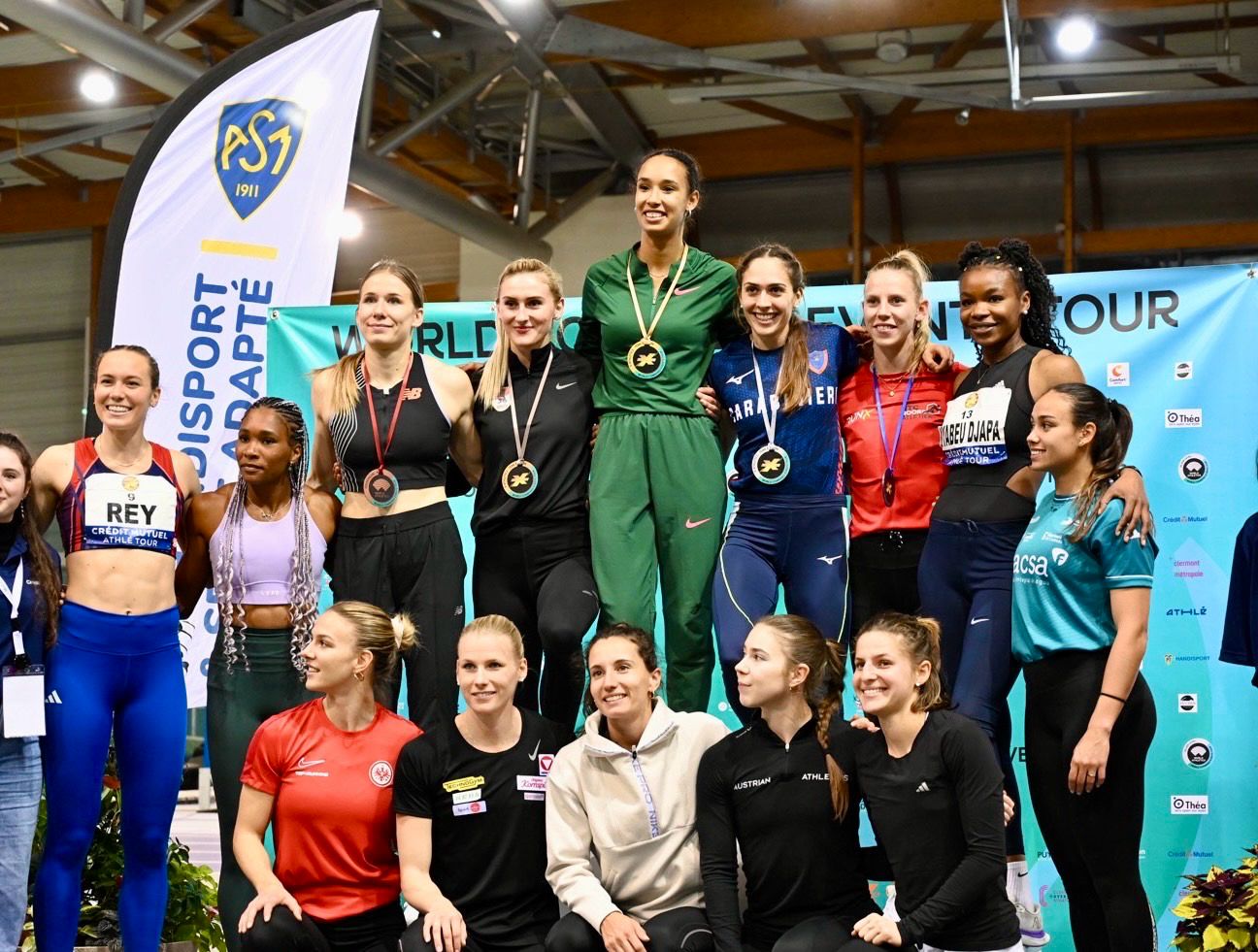 María Vicente - podio en Aubiere