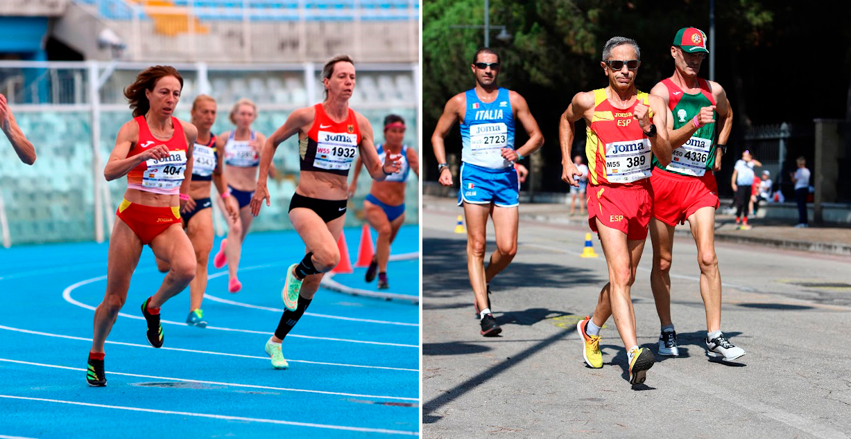 Esther Colás y miguel ángel Carvajal en Pescara