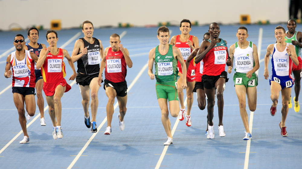 Olmedo en el Mundial de Daegu 2011