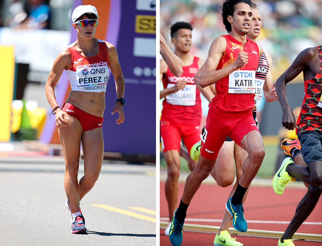 Oregon 2022 - María Pérez y Mohamed Katir