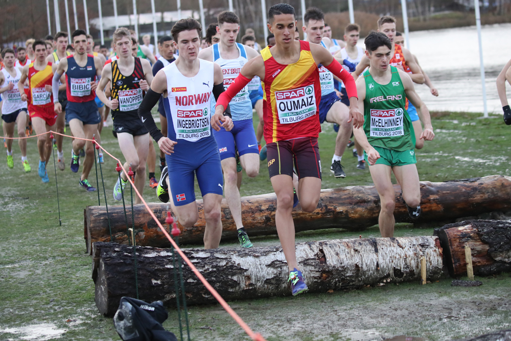 Ouassim Oumaiz en el Europeo de Tilburg 2019