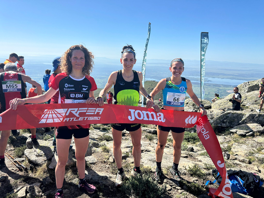 Subida vertical Podio Mujeres Candeleda