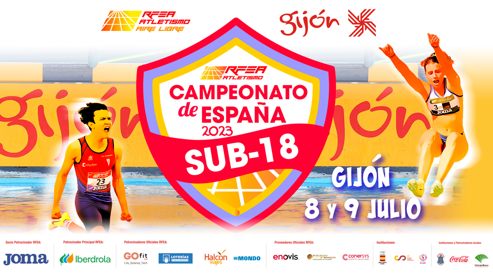 cartel oficial Sub18 Gijón 2023