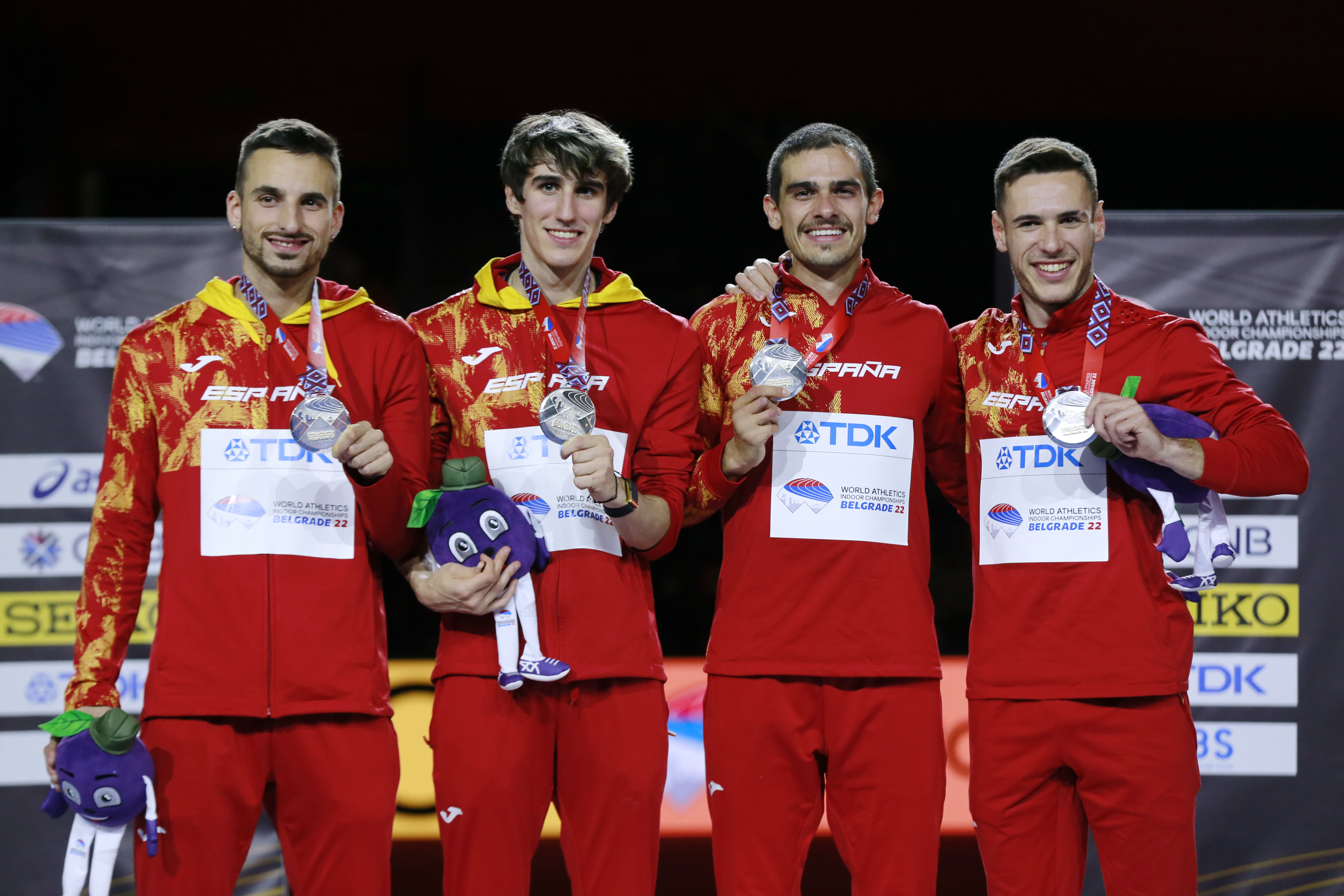 4x400 masculino Mundial PC Belgrado