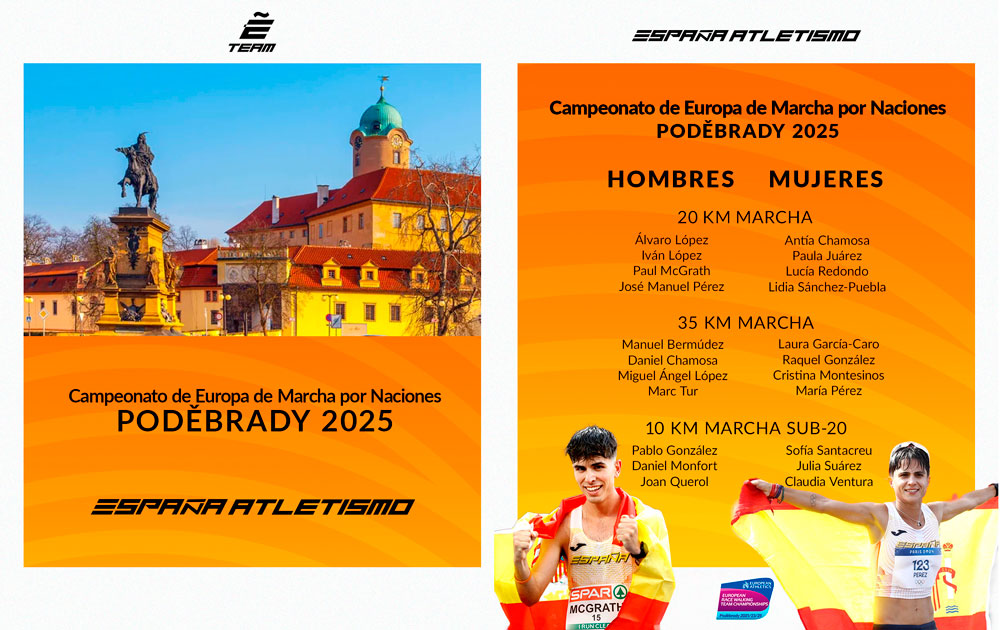 Preseleccion Marcha Podebrady 2025