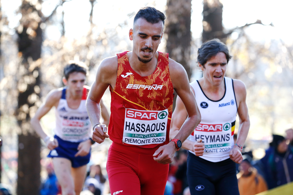 Nassim Hassaous en el Europeo Cross 2022