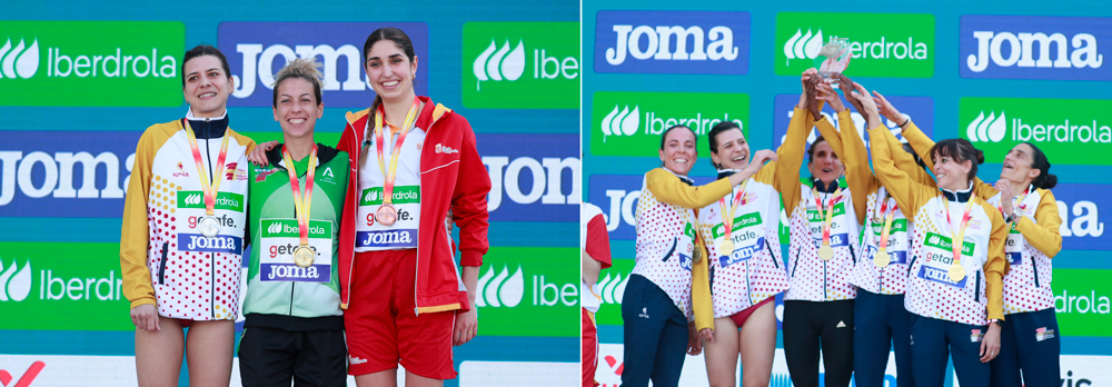 absoluto mujeres podios