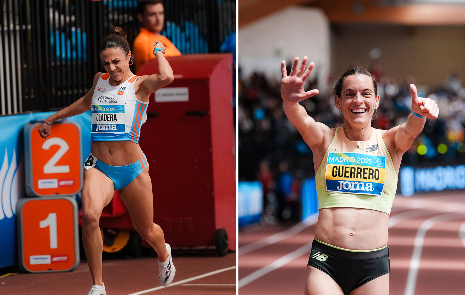 200 m y 1500 m mujeres
