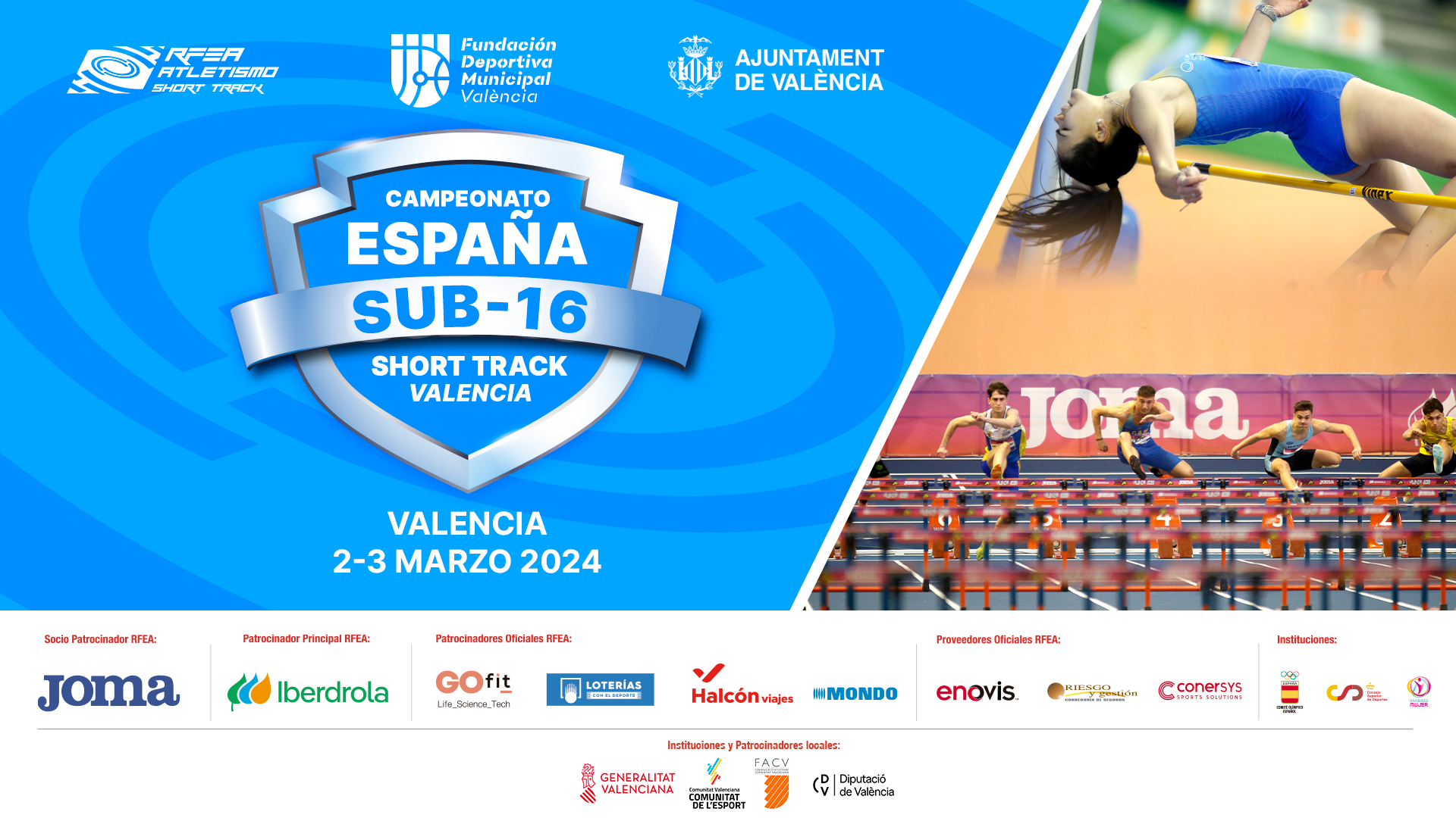 cartel Cto. ESP sub16 short track