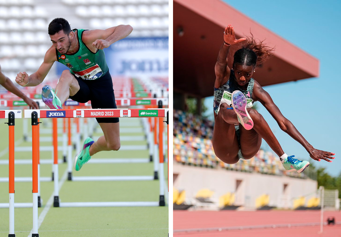 Enrique Llopis y Fátima Diame