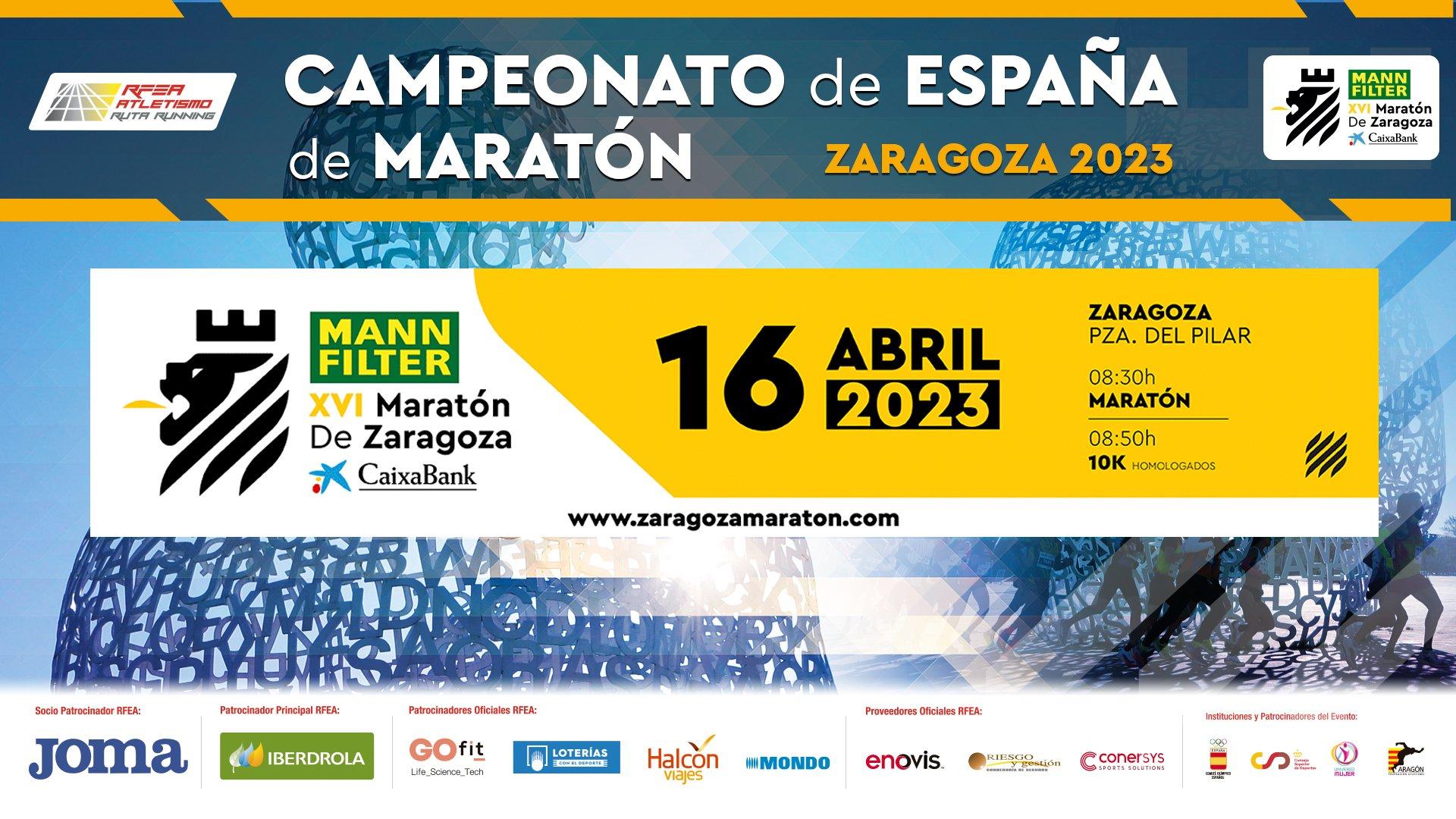 Cartel Maraton Zaragoza