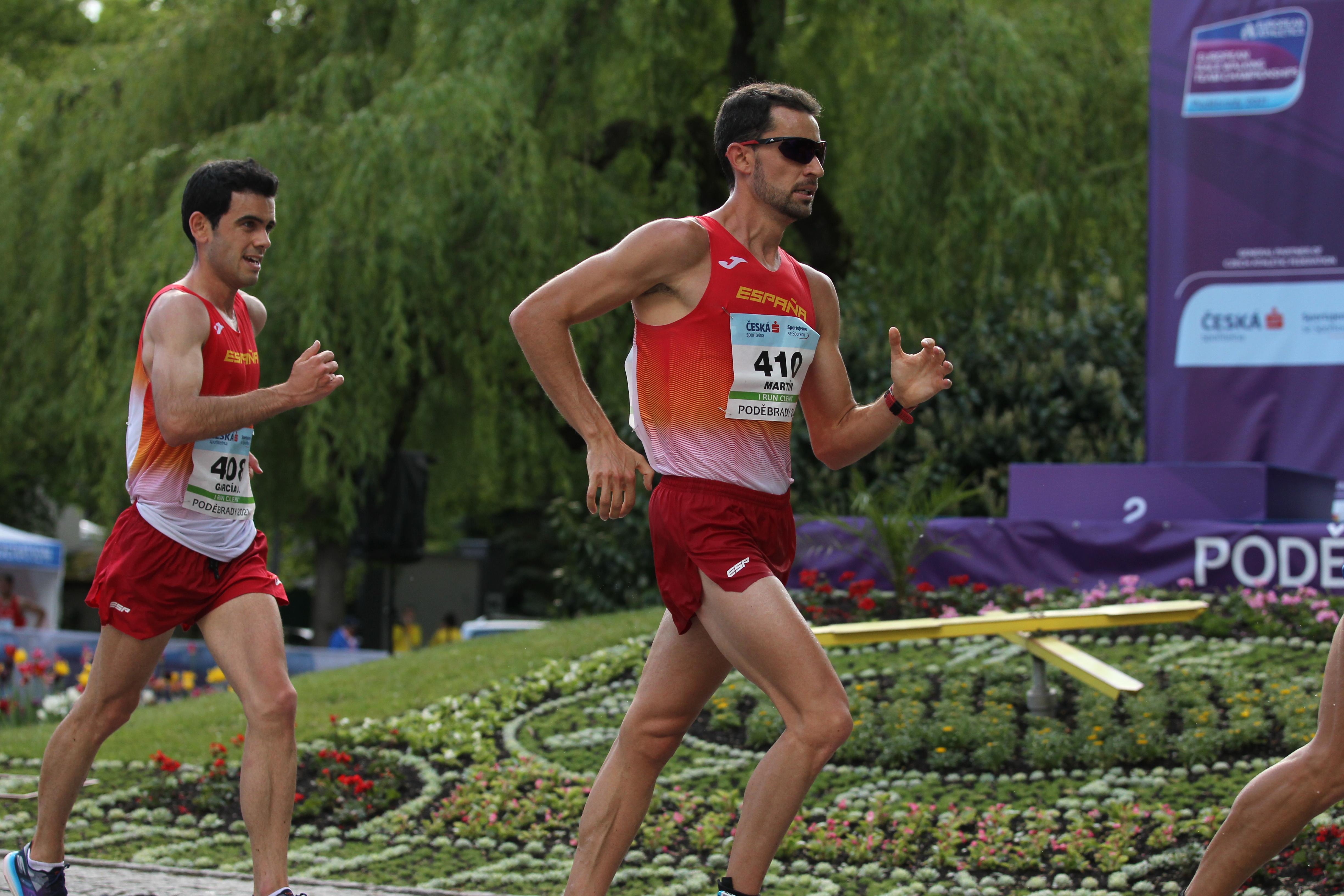 Diego García y Álvaro Martín en Podebrady 2021