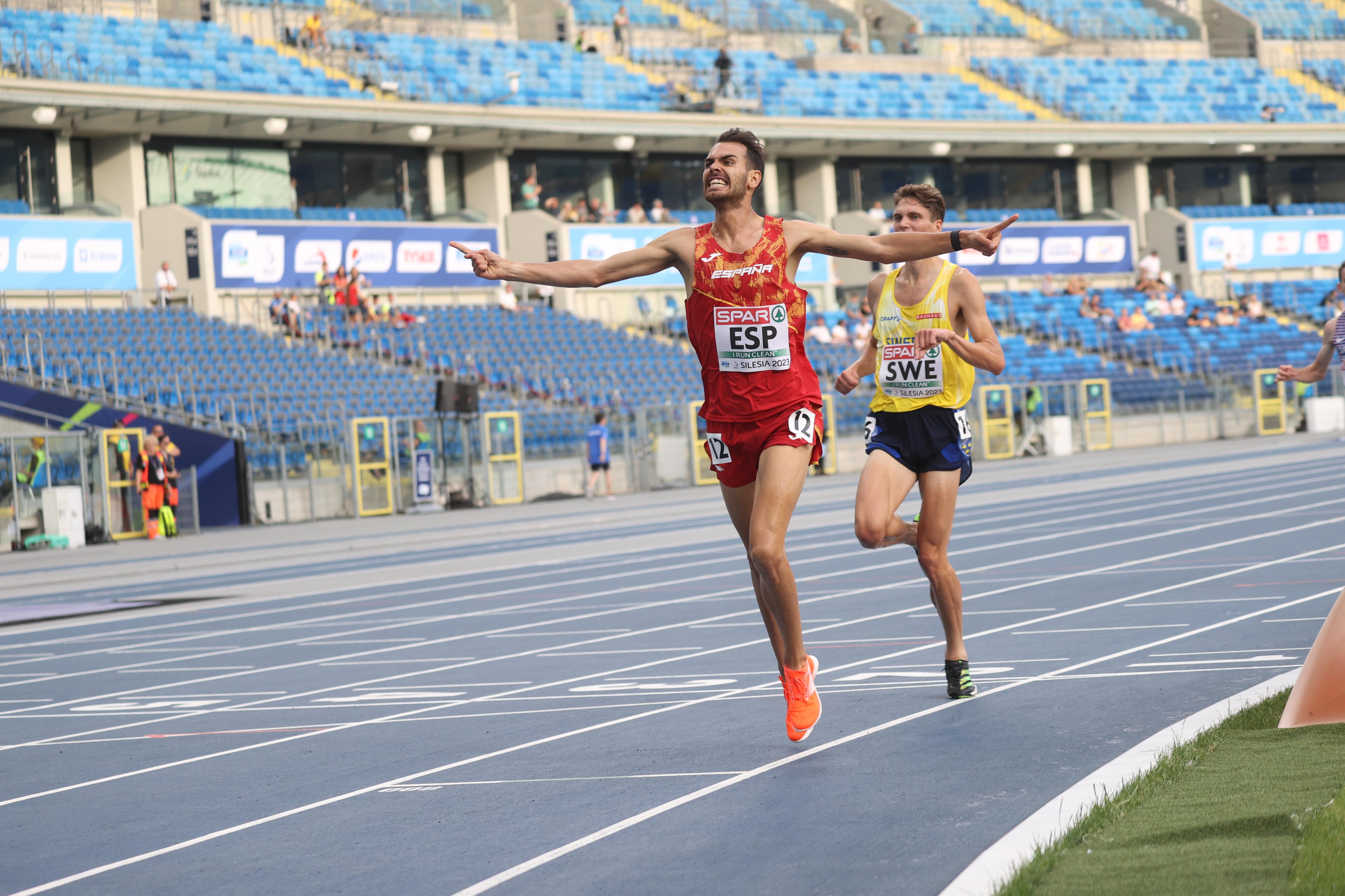 Dani Arce ganando en Silesia 2023