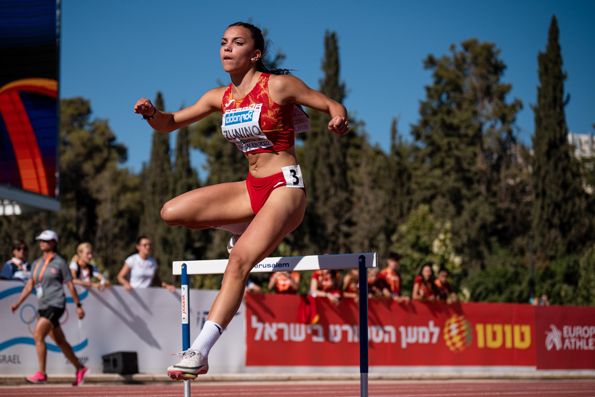 Martina Zunino en el Europeo sub18 de 2022