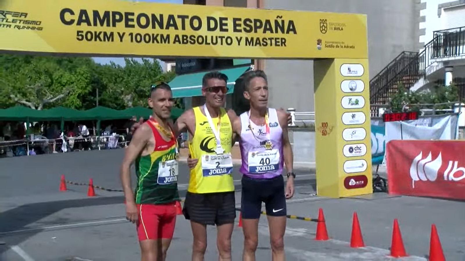 Cto. ESP de 50 k podio masculino