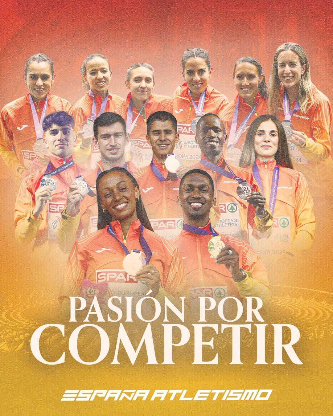 cartelas medallistas Roma 2024