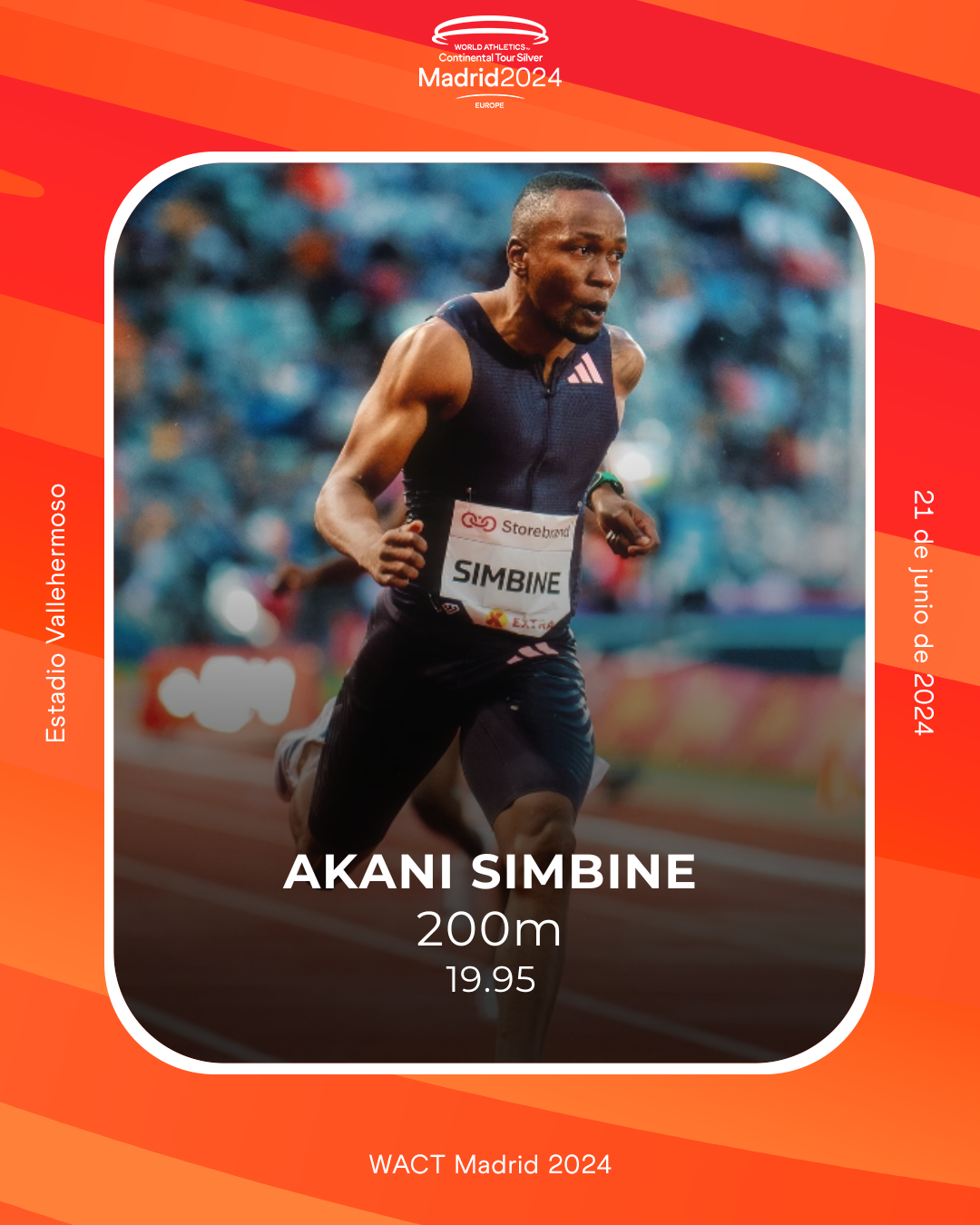 WACT Madrid 2024 Akani Simbine