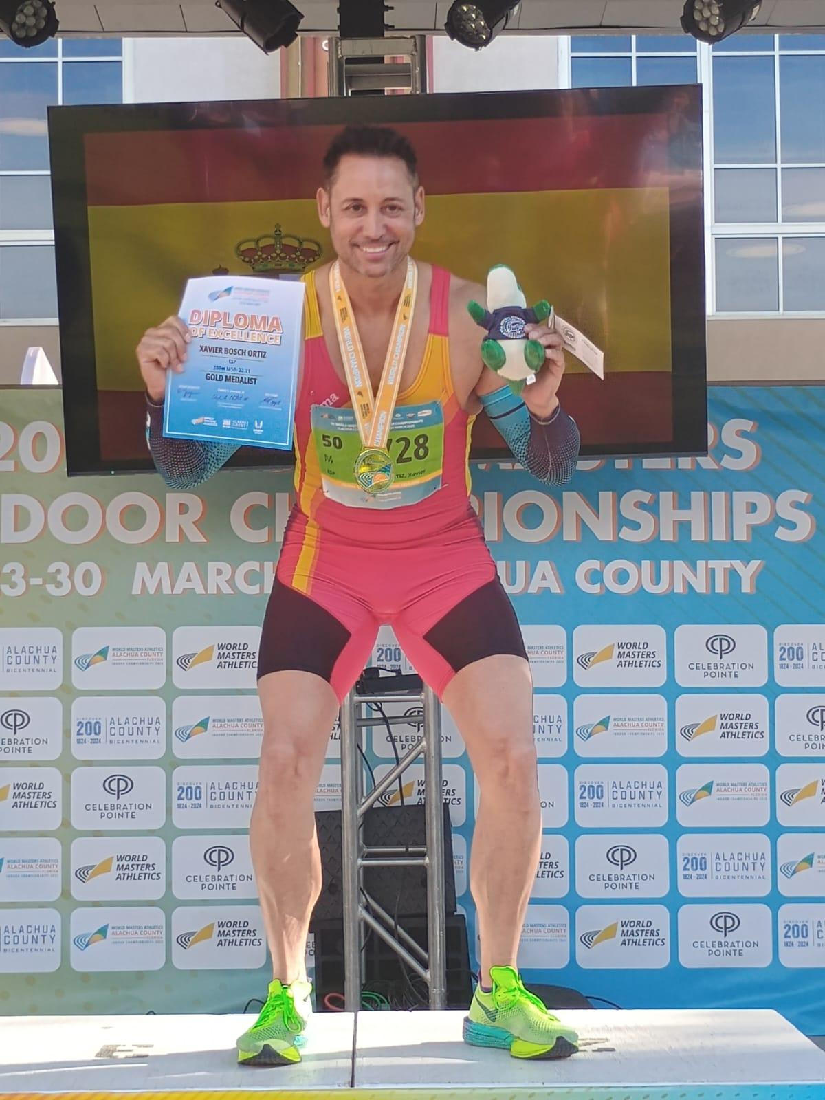 Gainesville Mundial Master Indoor Xavi Bosch 200m