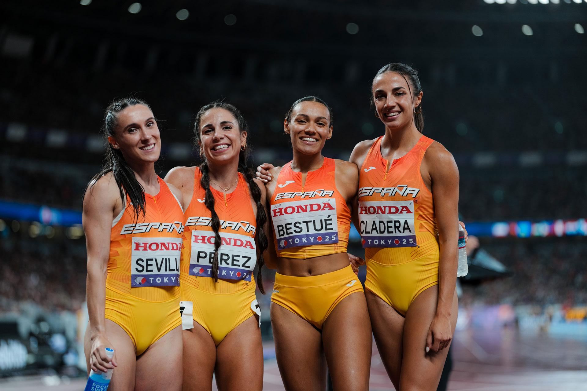Tokyo 2025 4x100m mujeres