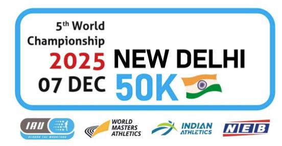 logo CM 50km Nueva Delhi 2025