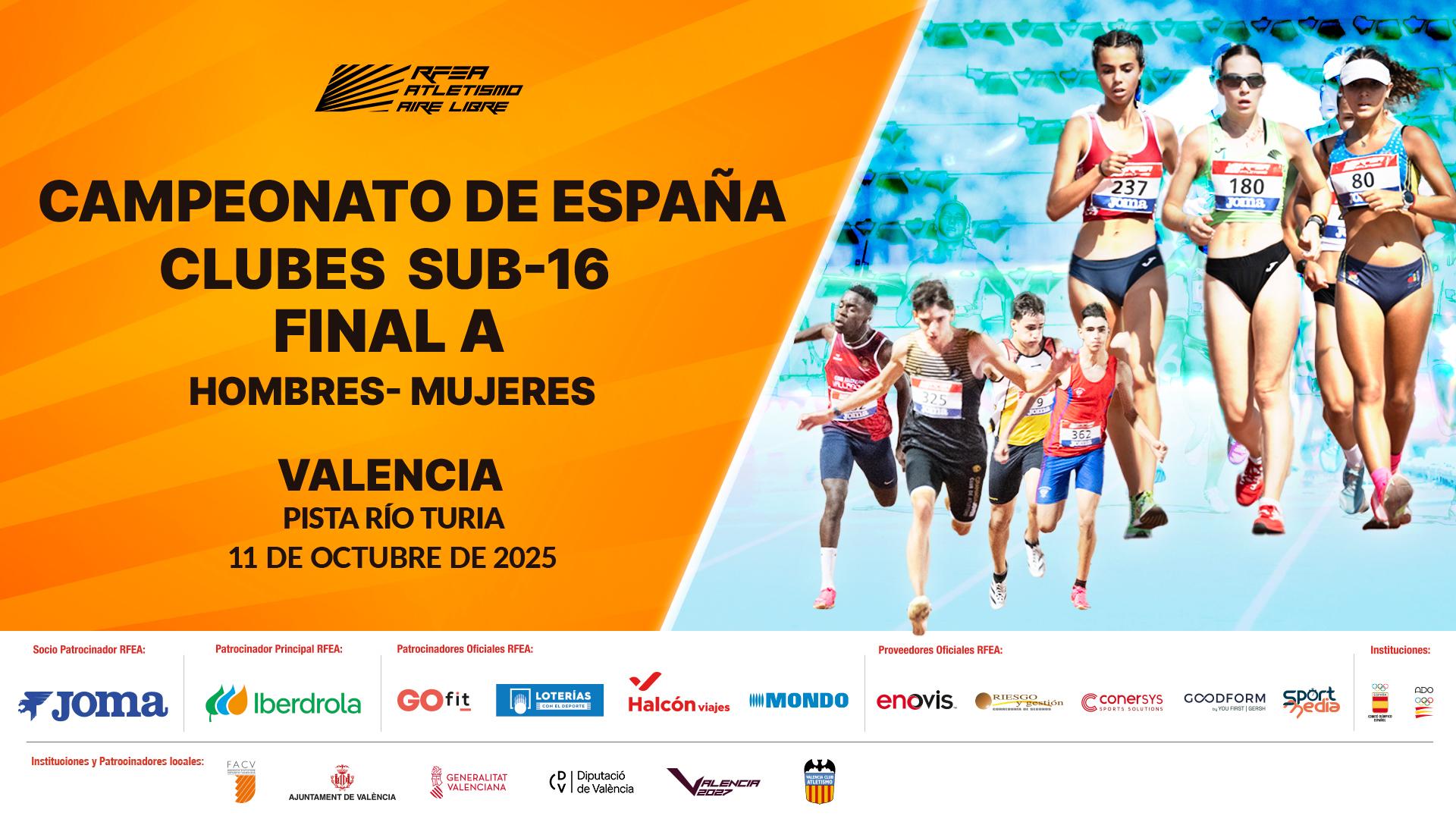 cartel Cto. ESP clubes sub16_hombres_mujeres_FinalA_Valencia