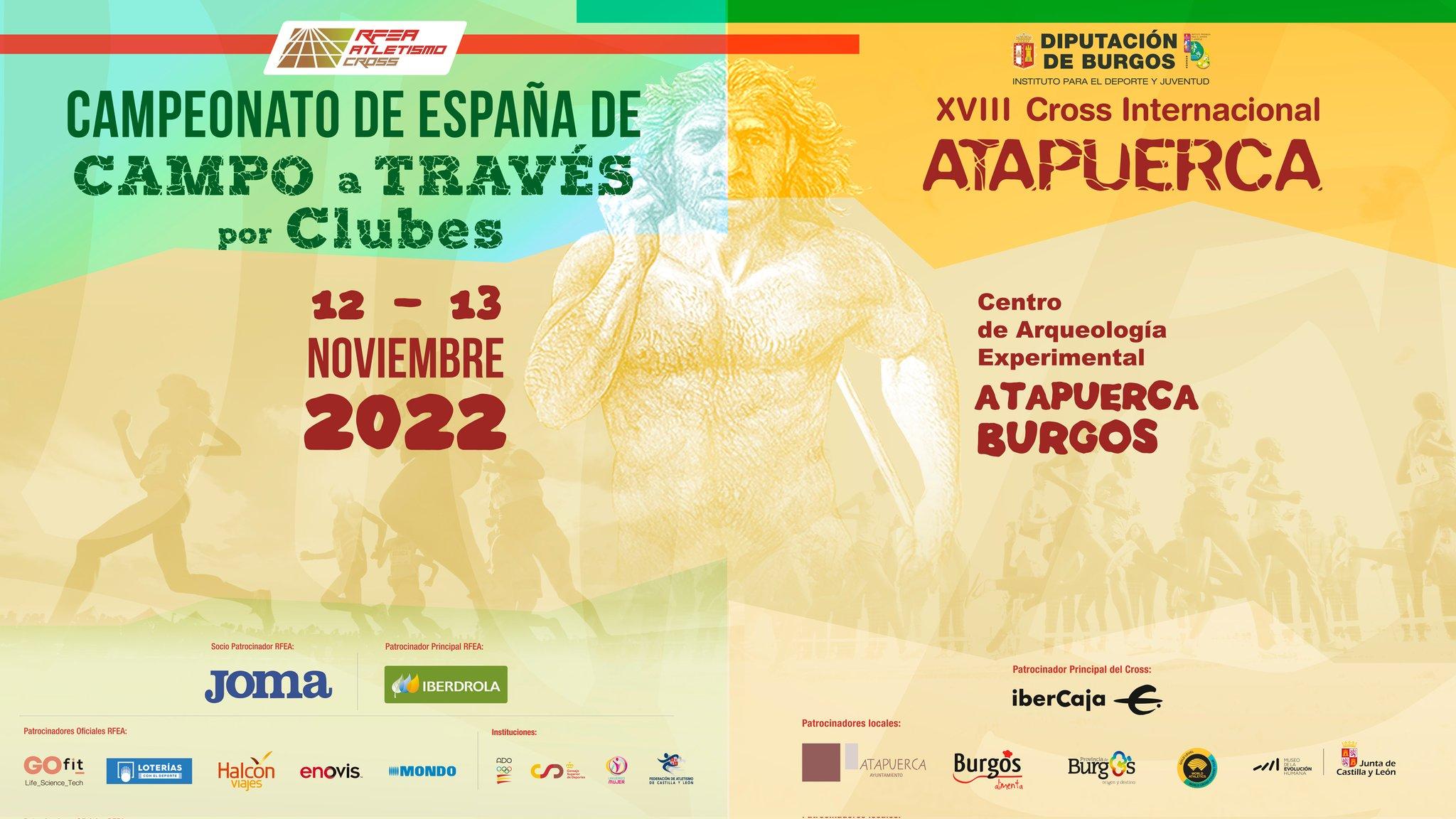 Cartel Campeonato de España de Cross por Clubes