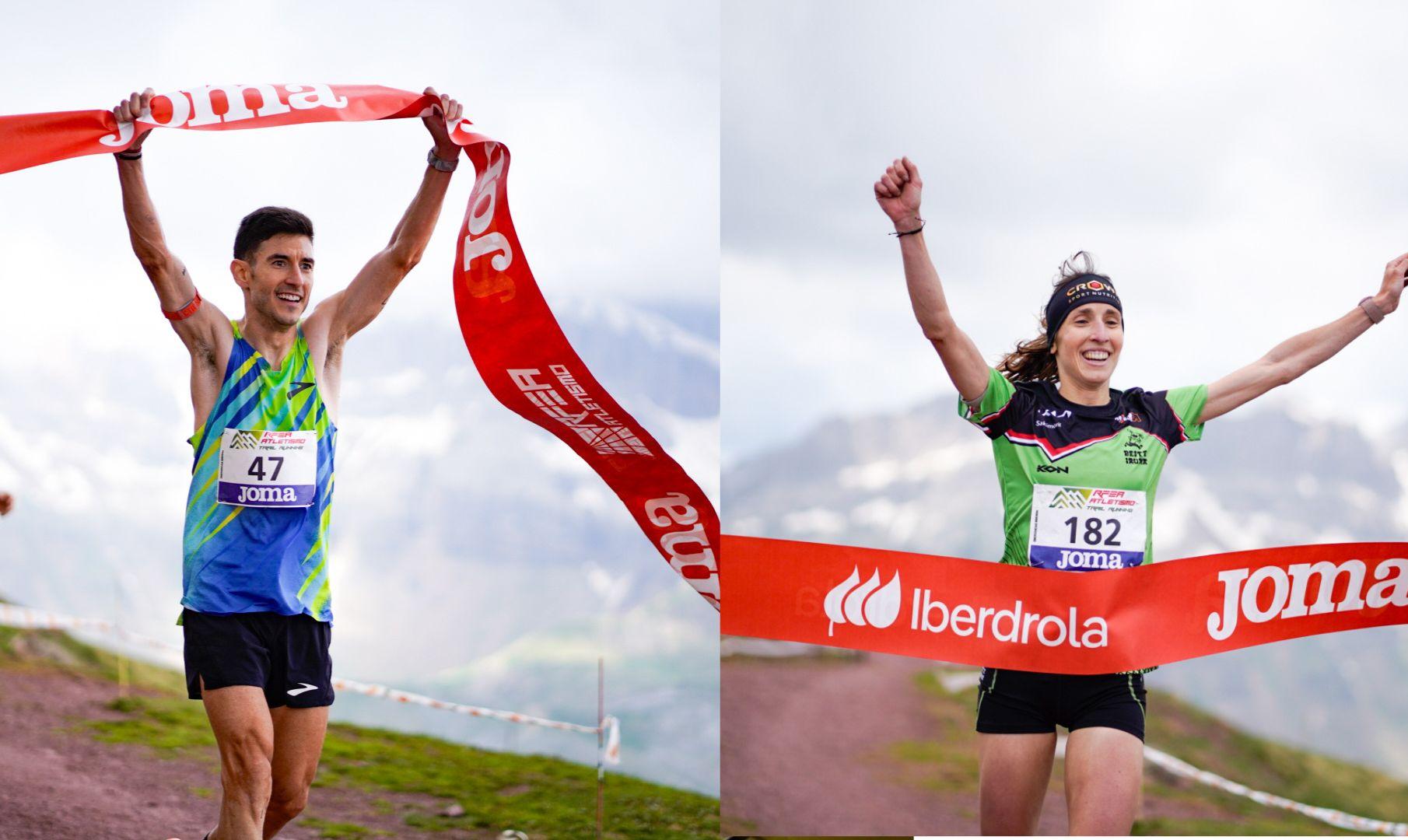 Álex Garcia y Naiara Irigoyen, campeones de Españ de Subida vertical