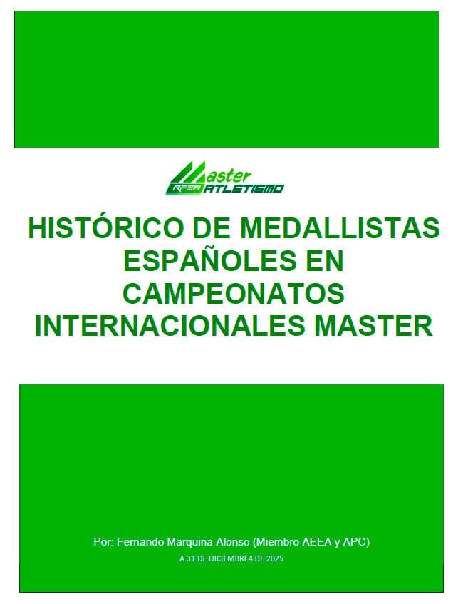 portada Historico Medallistas Internacionales Master