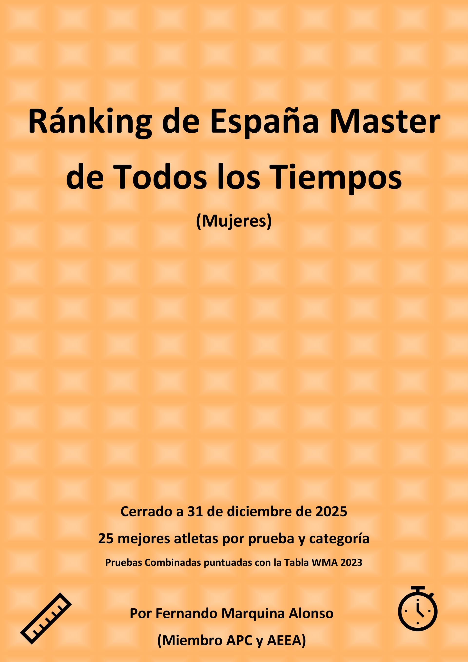 portada Ranking ESP Master TT Mujeres 2025