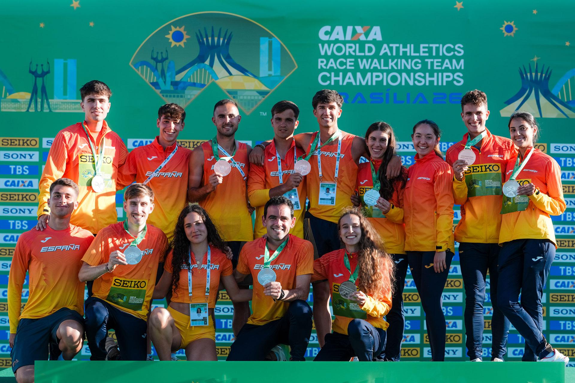 Brasilia Marcha medallistas